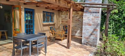Owl Cottage has its own very private patio